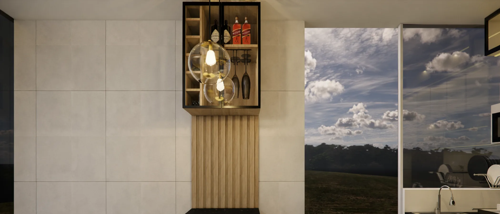 Cocina funcional moderna diseñada y fabricada por Dacor Luna