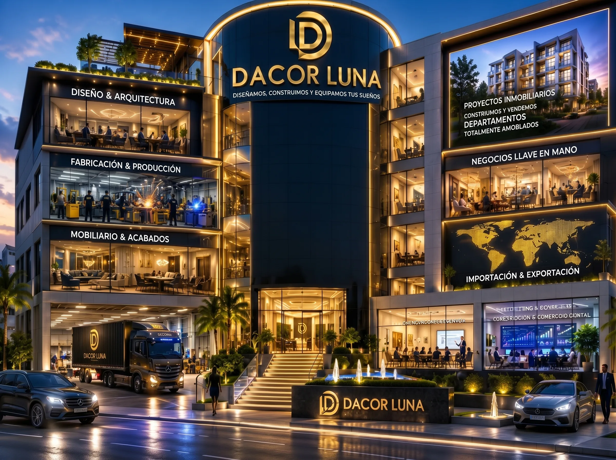 Inversiones Dacor Luna — infraestructura y proyectos a gran escala en Lima